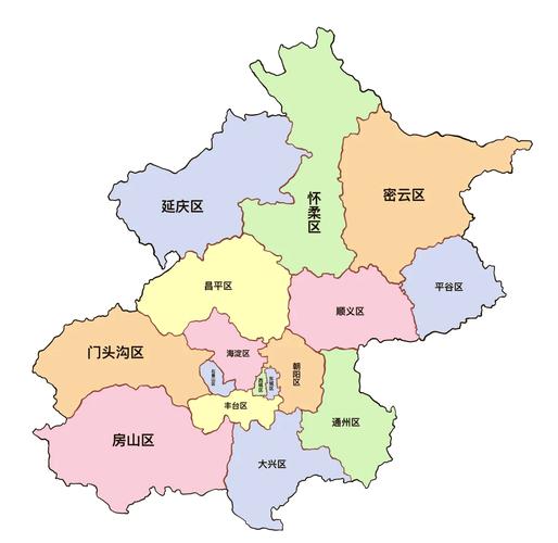 北京地图全图高清版