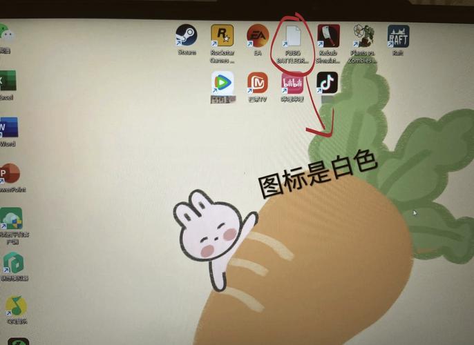 steam桌面图标变成白色文件缩略图