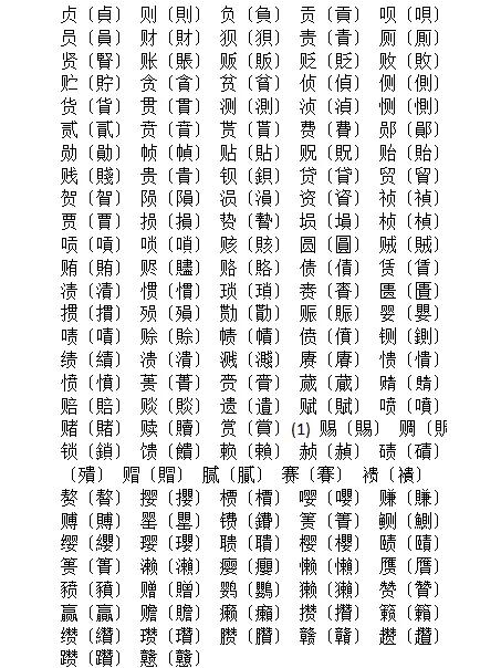 繁体中文大全