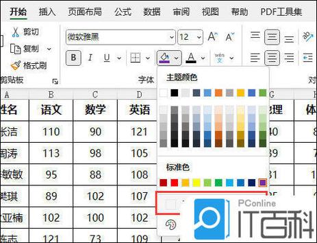 单元格底色怎么去掉图标