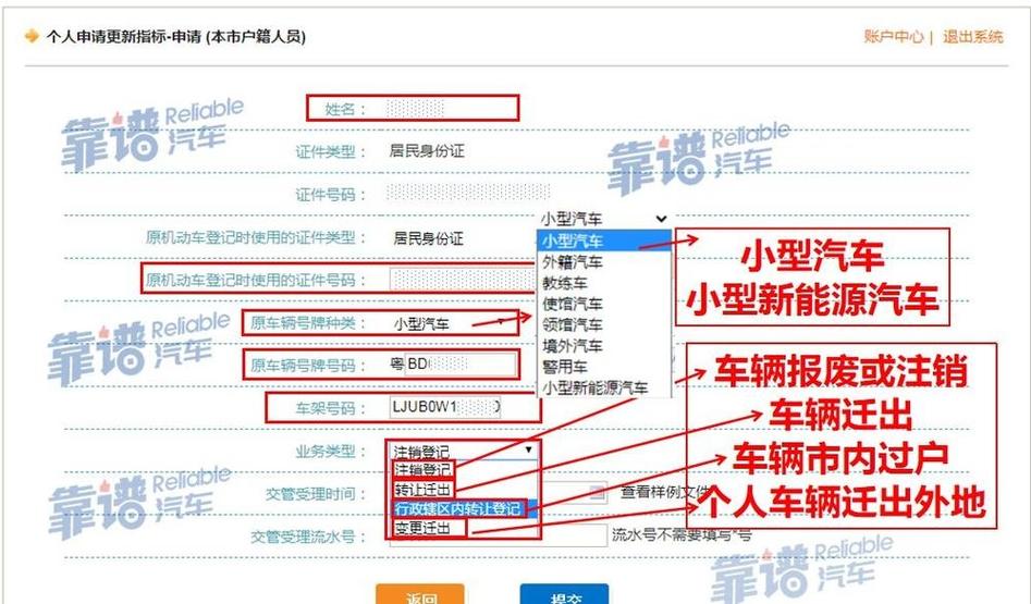 深圳市更新指标申请截图