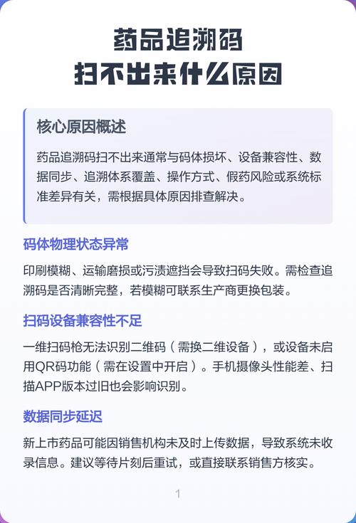 药品追溯码查不到信息是怎么回事