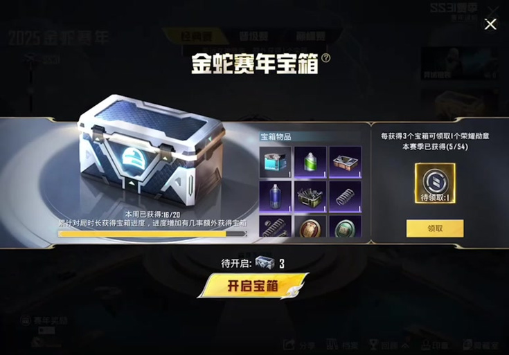 和平精英金蛇个人主页框