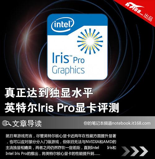 irispro显卡截图