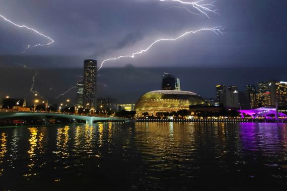 我的世界打雷又下雨