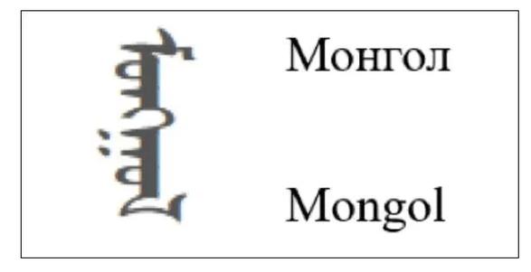 外蒙文字