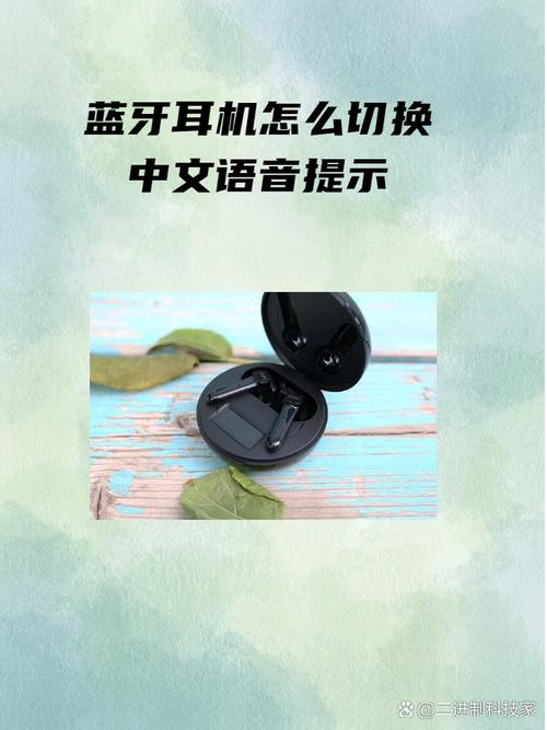 蓝牙耳机语音播报怎么改中文图标