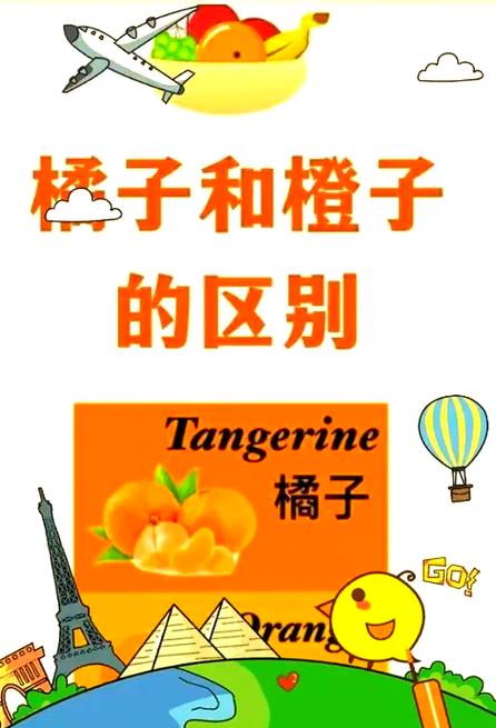 橘子橙子柑子有什么区别