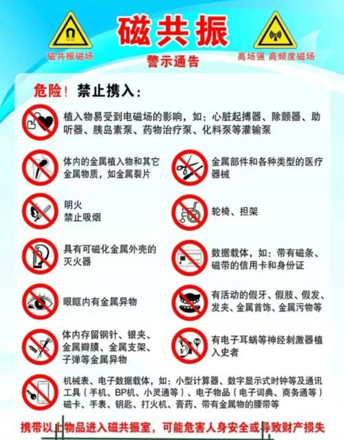 磁疗的注意事项禁忌症图标