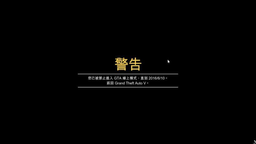 封号警告
