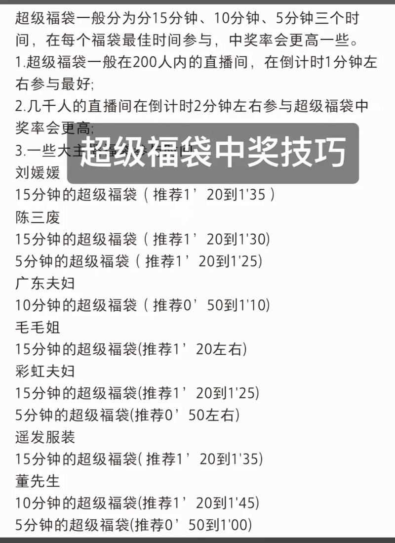 直播间福袋中奖怎么查