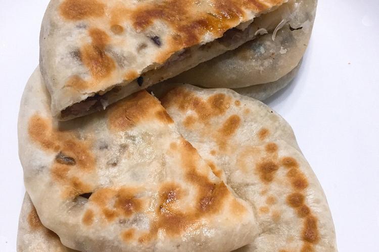 正宗猪油渣烙饼视频