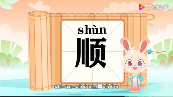 顺怎么读拼音图标