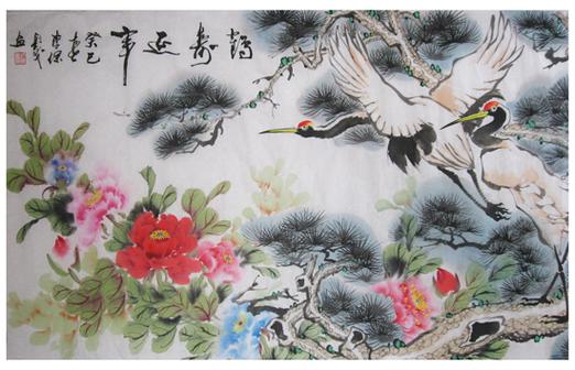 鹤自云中出意思