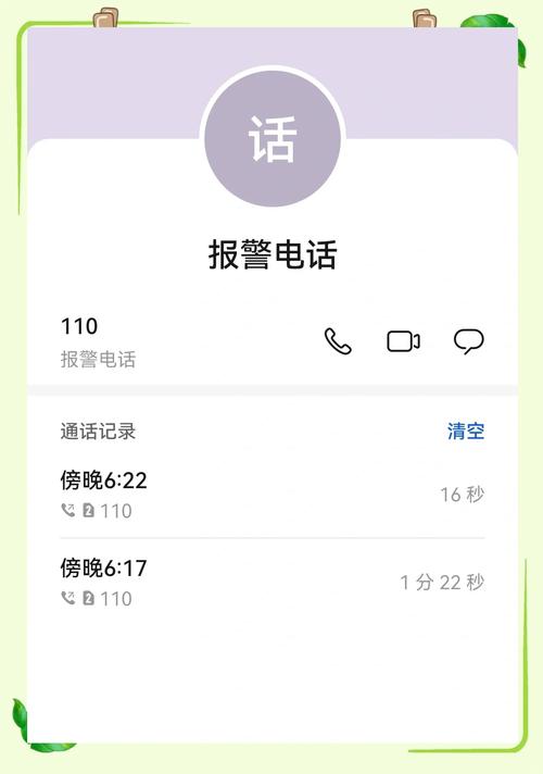 手机自动给110打电话截图