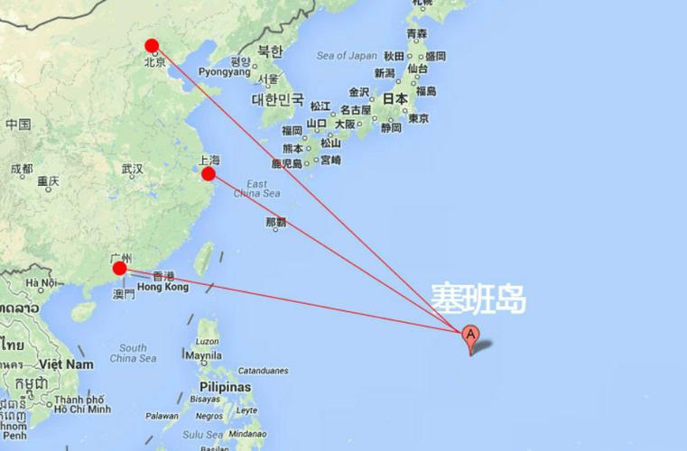 塞班地图中文版高清
