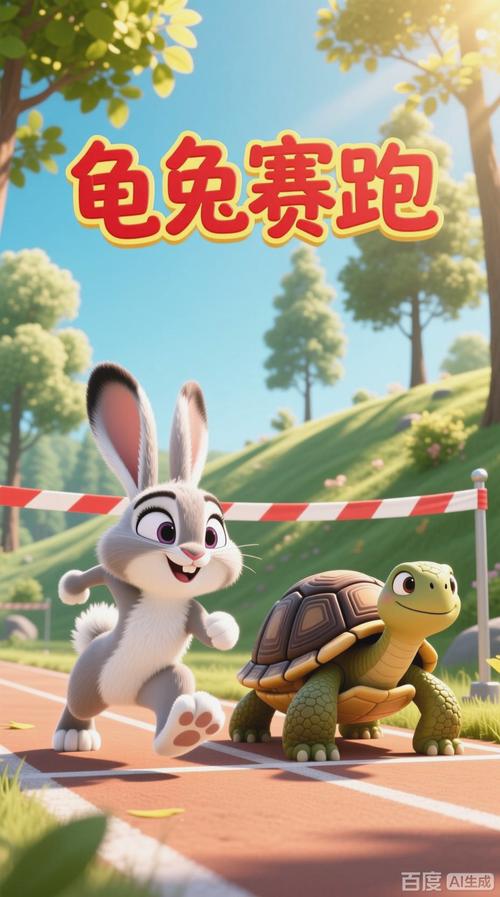 闪电兔和聪明龟