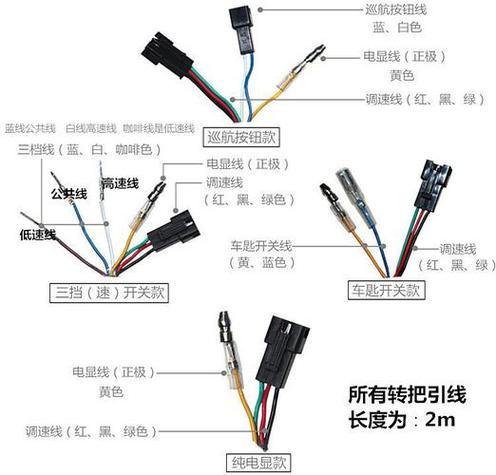 电动车转把接线图