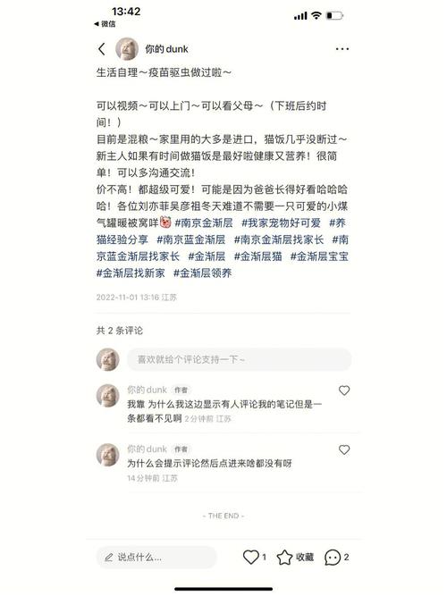 小红书评论不见了