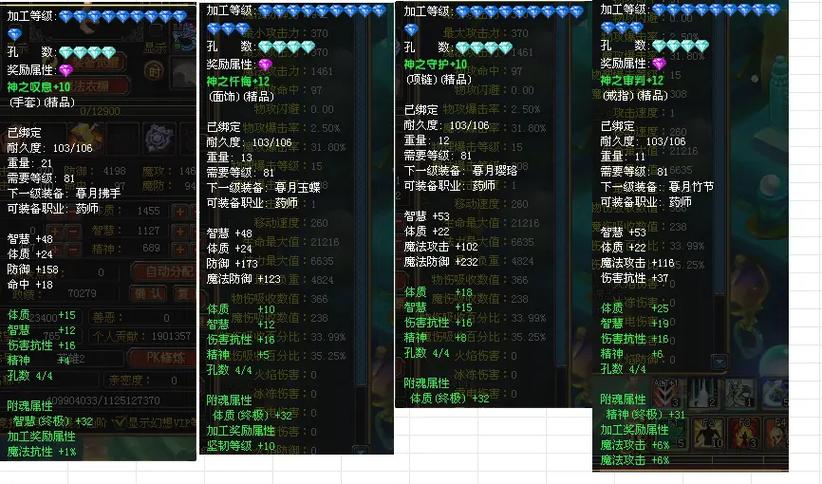 qq自由幻想轮回装备属性怎么满