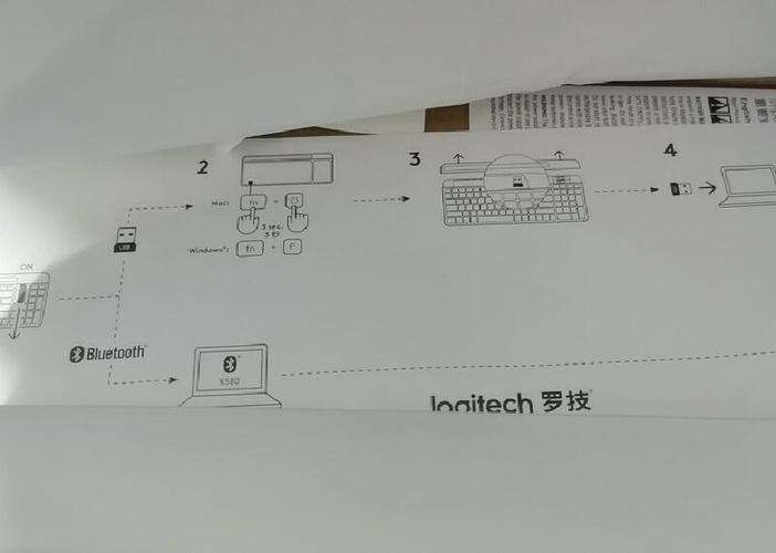 罗技k580怎么配对