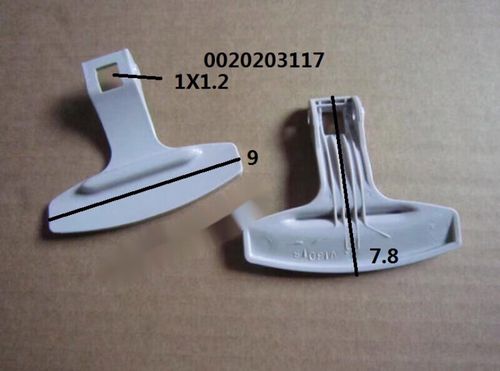 海尔滚筒门扣拆卸图解