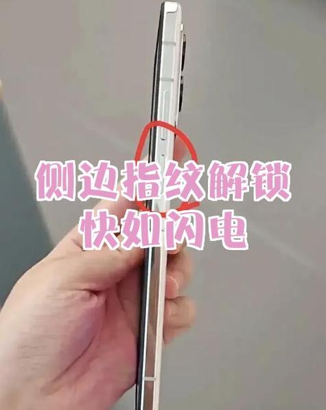侧边指纹解锁的注意事项图标