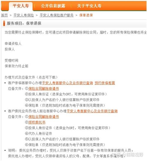 保险退保流程