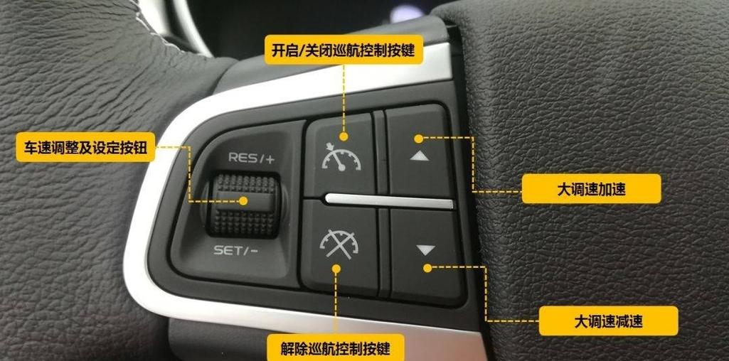 威尔法的定速巡航在哪里