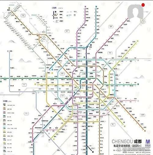 成都市地铁全图缩略图