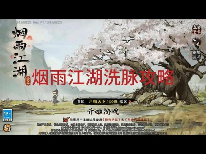 烟雨江湖怎么无限洗脉