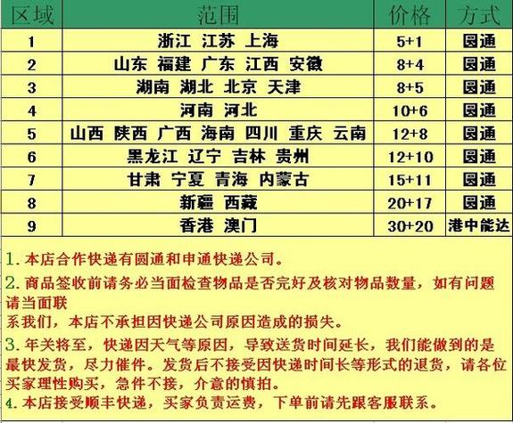 中通货到付款