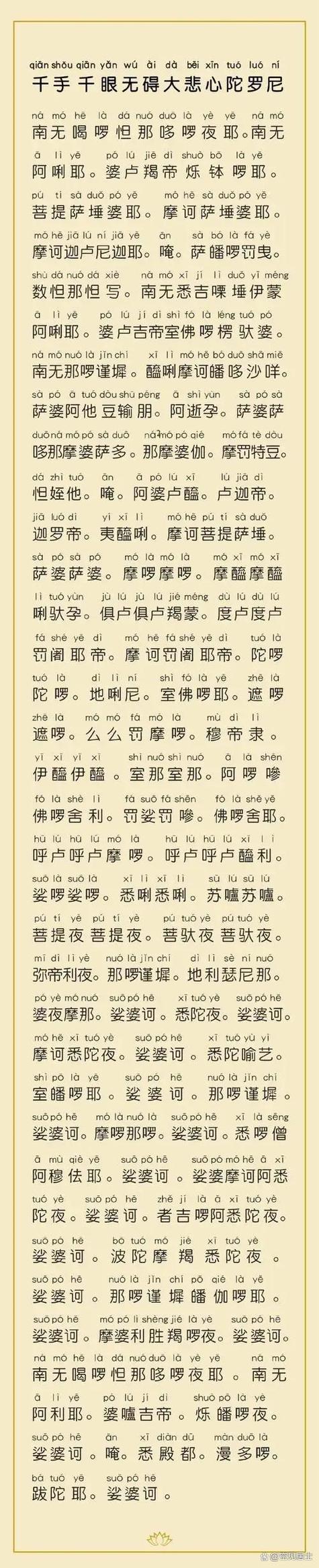 大悲咒完整念诵图标