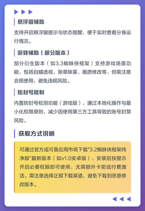 3.3蜘蛛框架(无卡密)最新版本更新内容图标