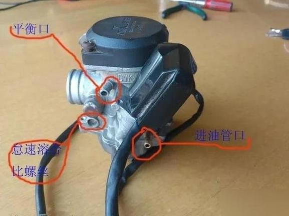 踏板摩托车油管怎么接