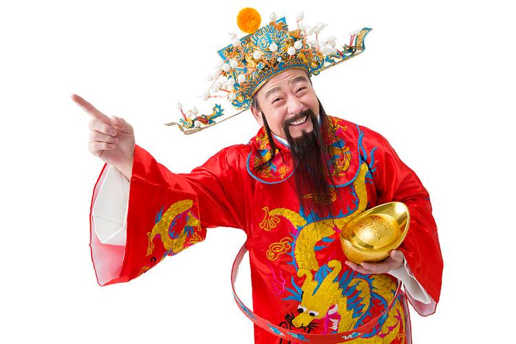 财神爷手上捧着的是什么