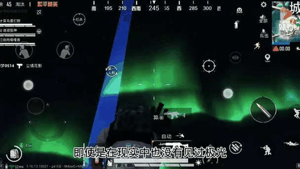 和平精英怎么看极光图标