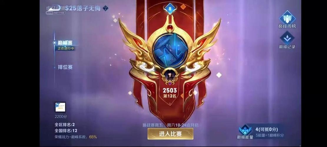 王者荣耀2500分什么水平