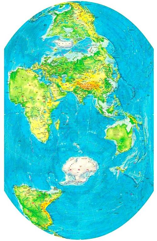 竖版地图的经向地图是什么