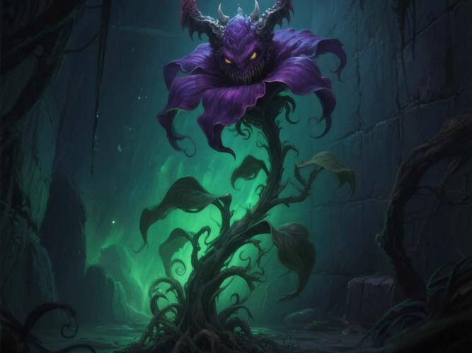 恶魔植物花挠痒痒作文
