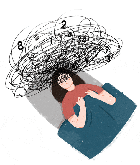 失眠睡不着脑子里乱七八糟的想