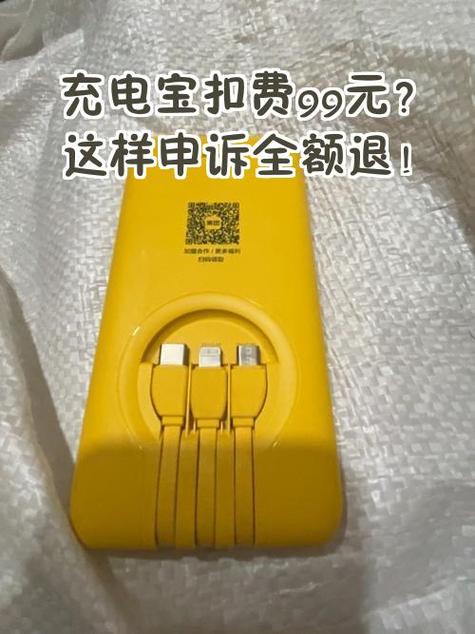 充电宝扣款99怎么要回来截图
