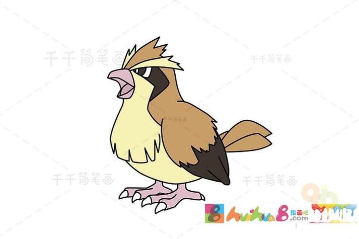 嘟嘟波波简笔画