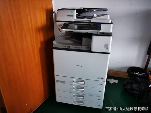 理光3054调颜色深浅