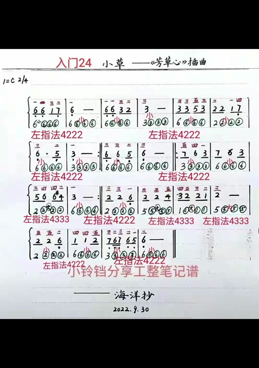 小铃铛简谱缩略图