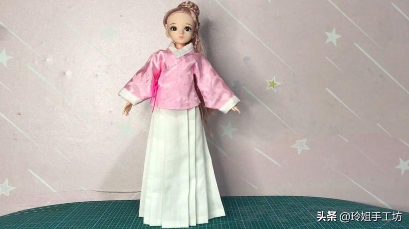 芭比娃娃古装汉服简单做法截图