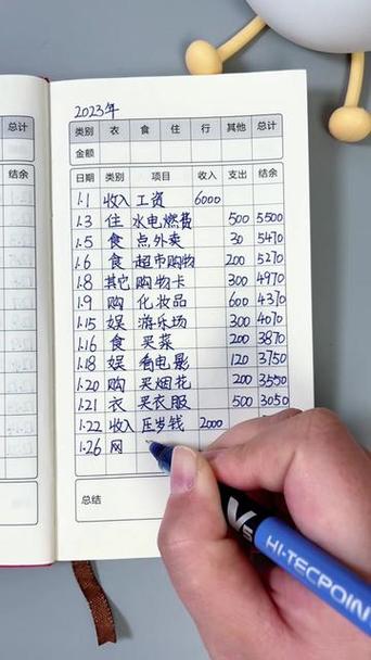 理财记账表