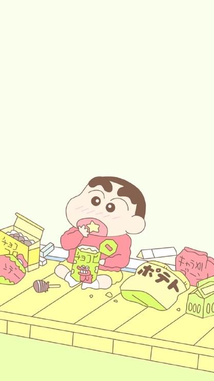 蜡笔小新吃零食截图