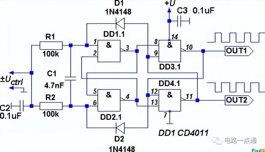 CD4011在数字钟