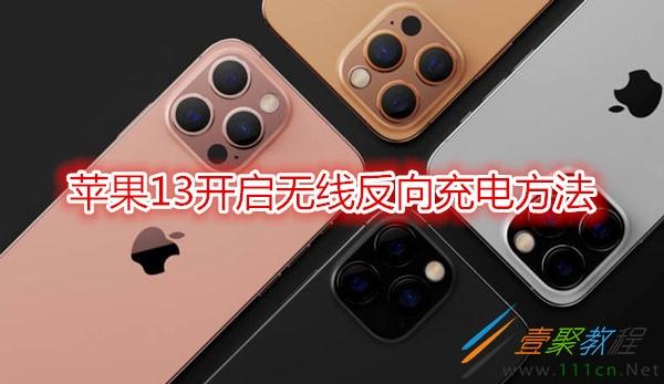 苹果13有无线反向充电吗缩略图